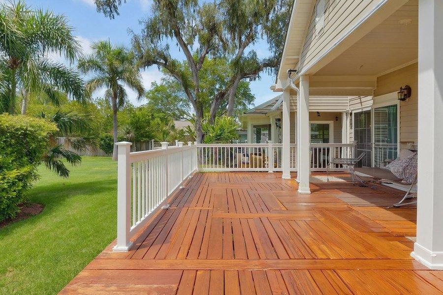 Deck & patio — after cleaning